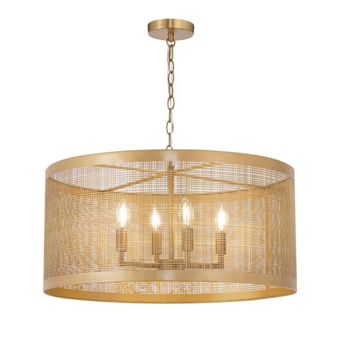 Four Light Pendant by Maxim