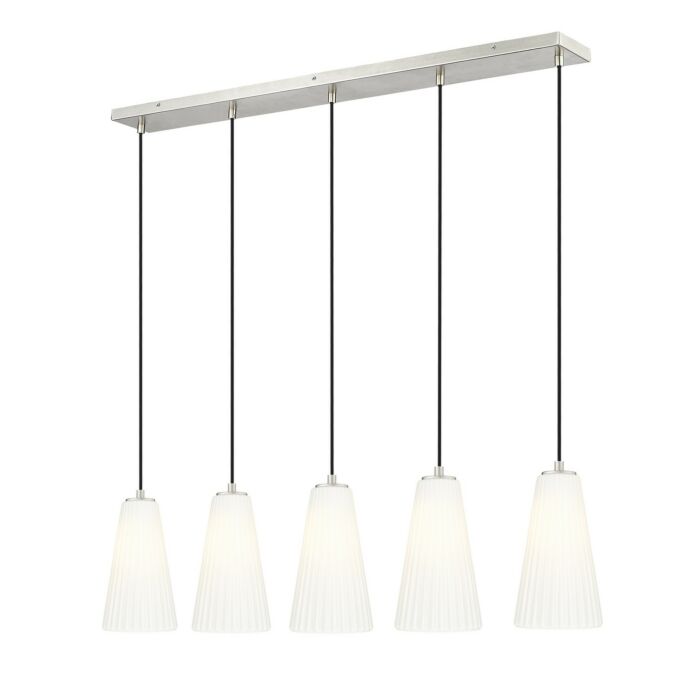 Five Light Linear Chandelier