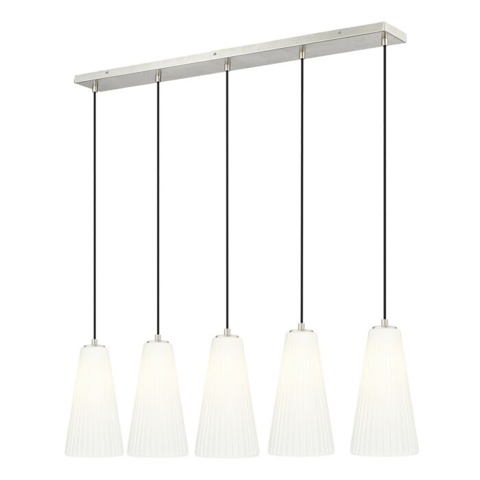 Five Light Linear Chandelier