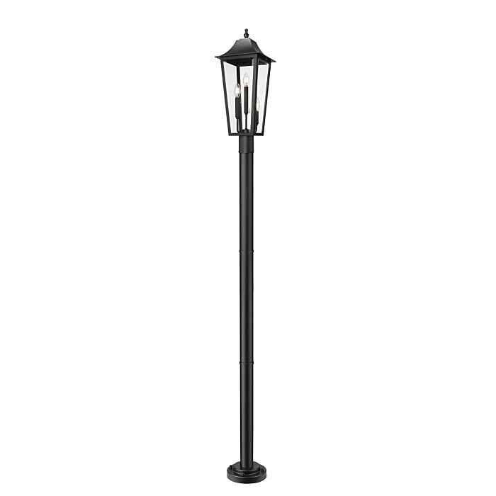 Three Light Outdoor Post Mount