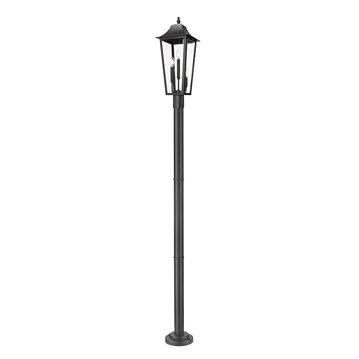 Three Light Outdoor Post Mount