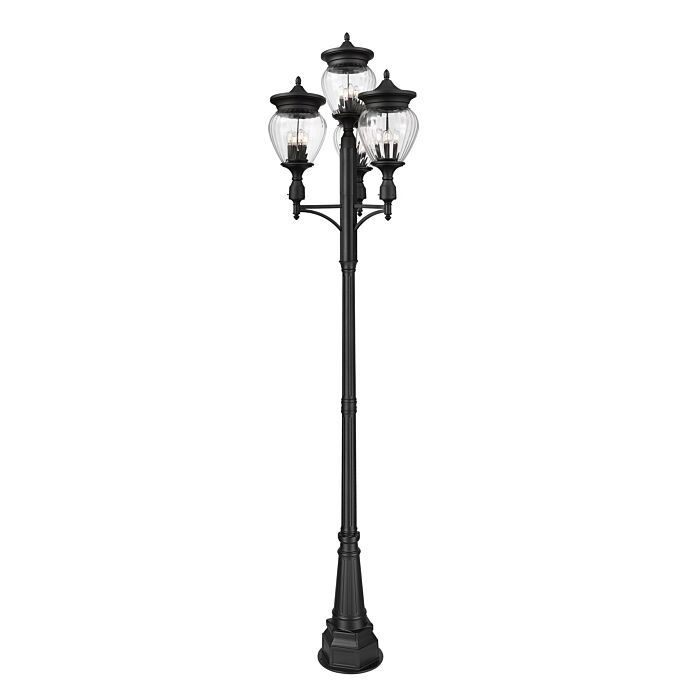 Four Light Outdoor Post Mount