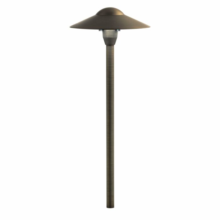 Kichler LED 21 Inch Landscape 12V Path & Spread in Centennial Brass