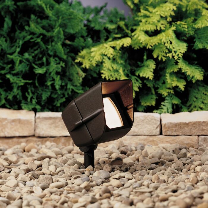Kichler Landscape 4.5 Inch Accent in Textured Architectural Bronze