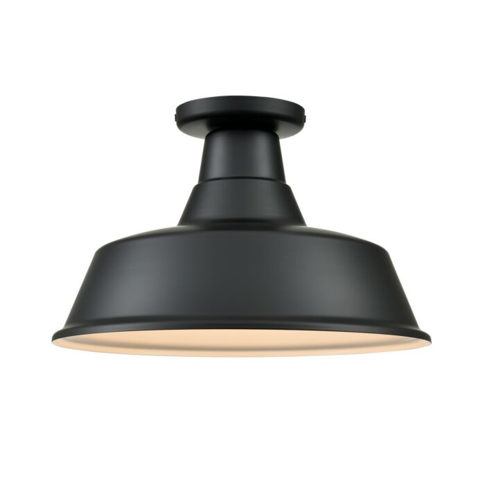 One Light Semi-Flush Mount