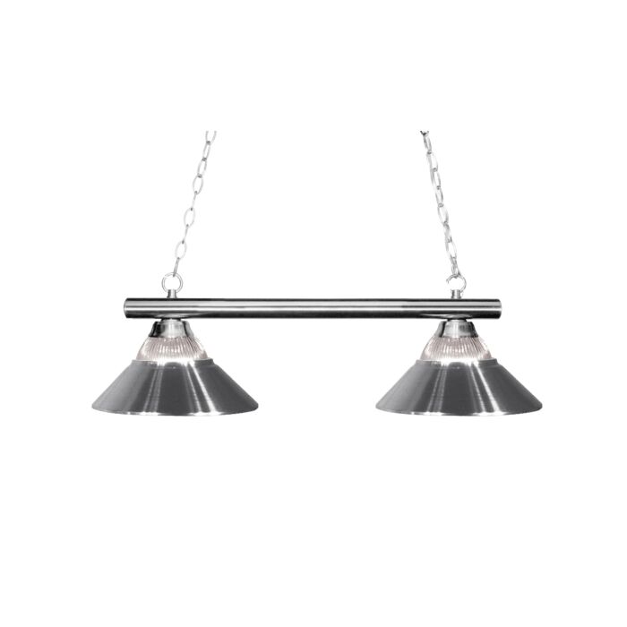 Z Lite Sharp Shooter 2 Light Linear Pendant Light In Chrome