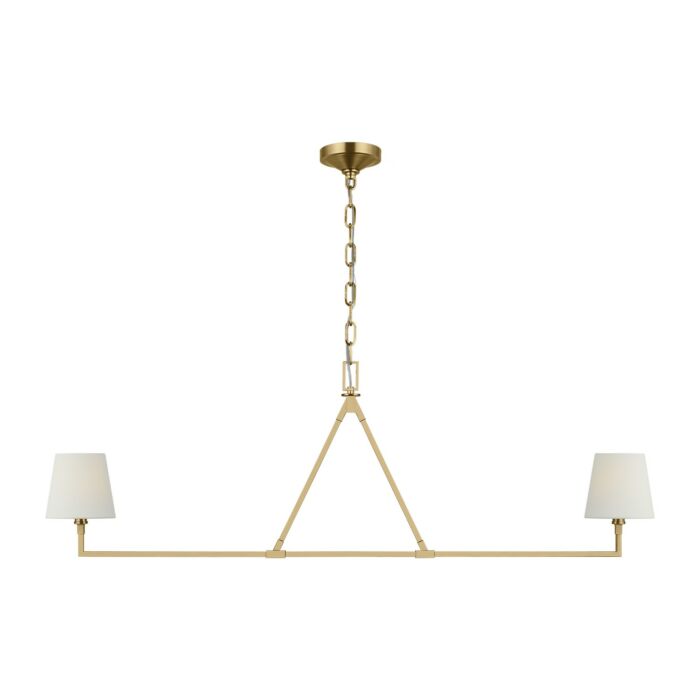 Two Light Linear Chandelier