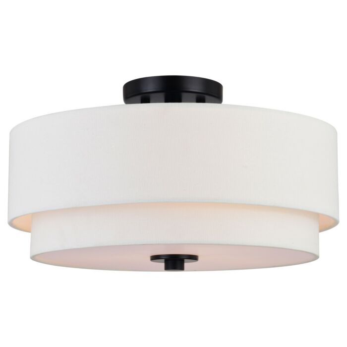 Three Light Semi-Flush Mount