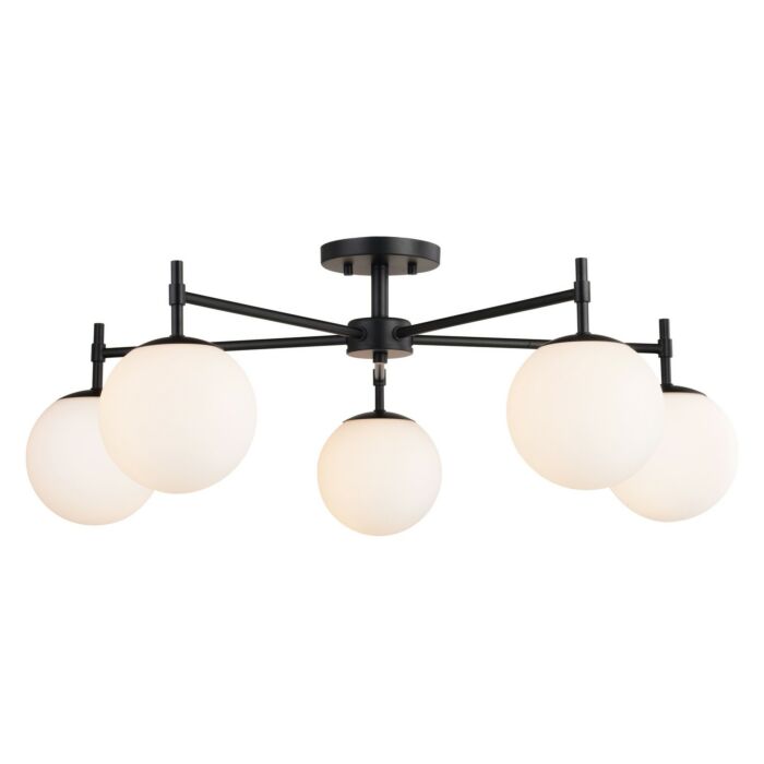 Five Light Semi-Flush Mount