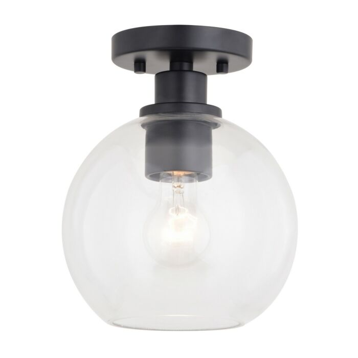 One Light Semi-Flush Mount