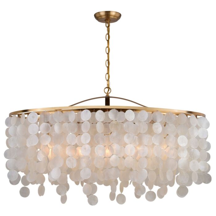 Five Light Linear Chandelier