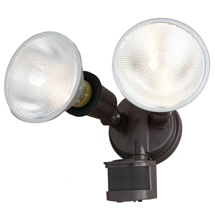 Two Light Outdoor Motion Sensor Security Flood Light