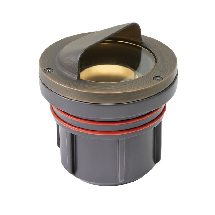 Hinkley 1 Light Outdoor Landscape Shielded Well Light in Matte Bronze