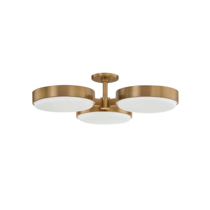 Three Light Semi Flush Mount