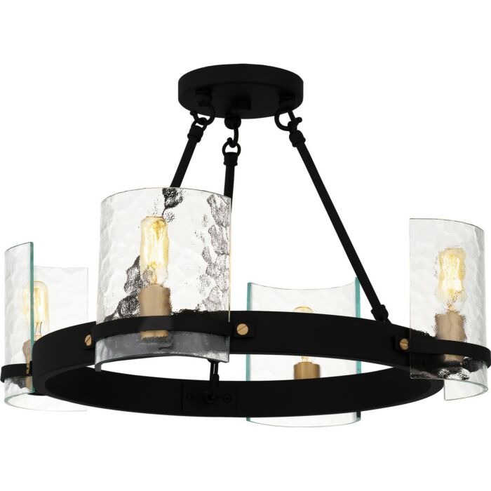 Four Light Semi-Flush Mount