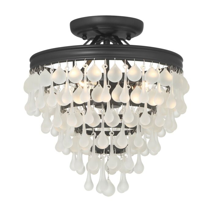 Three Light Semi Flush Mount