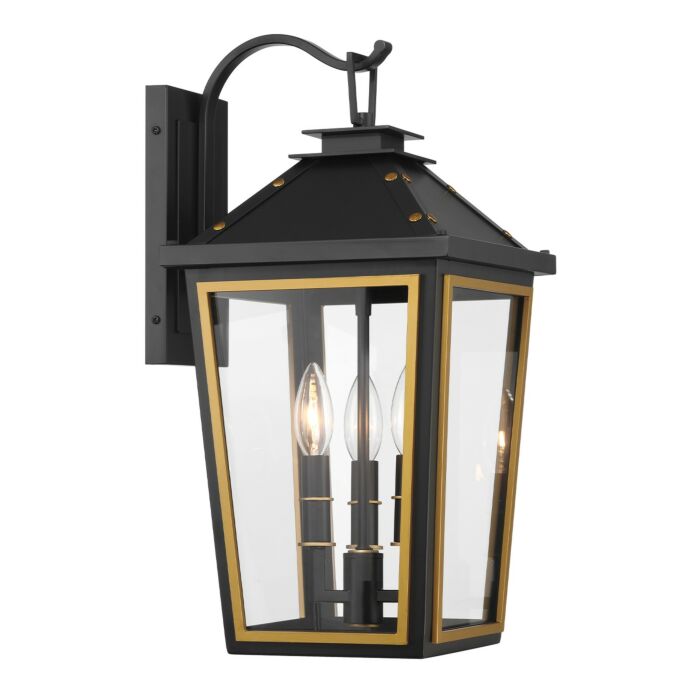 Three Light Outdoor Wall Sconce