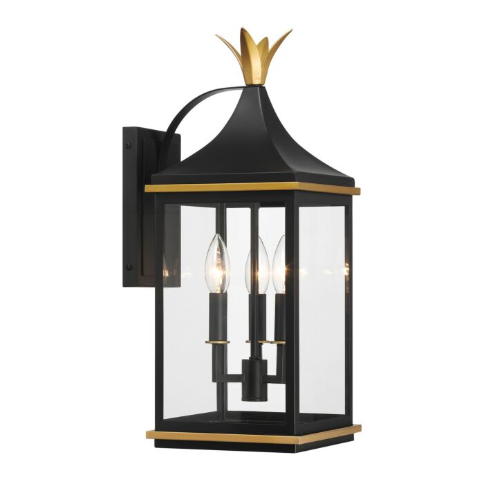 Three Light Outdoor Wall Sconce