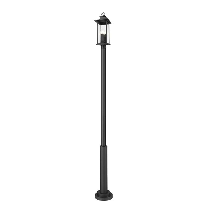 Four Light Outdoor Post Mount