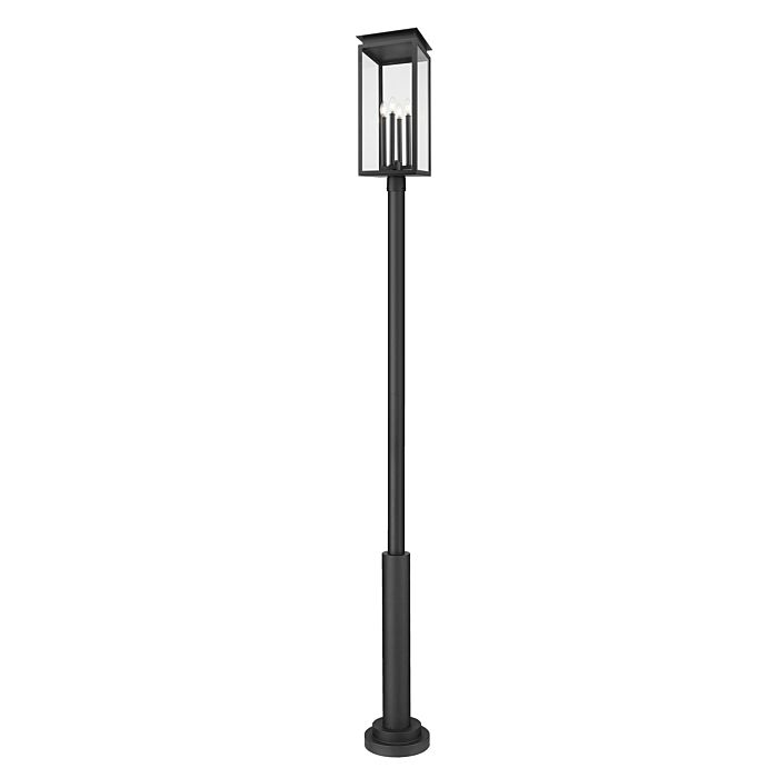 Four Light Outdoor Post Mount