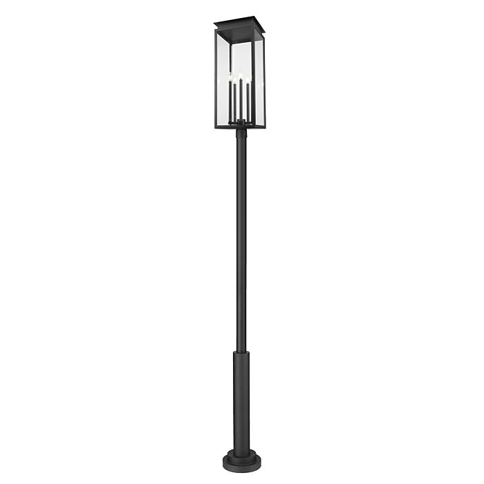 Five Light Outdoor Post Mount
