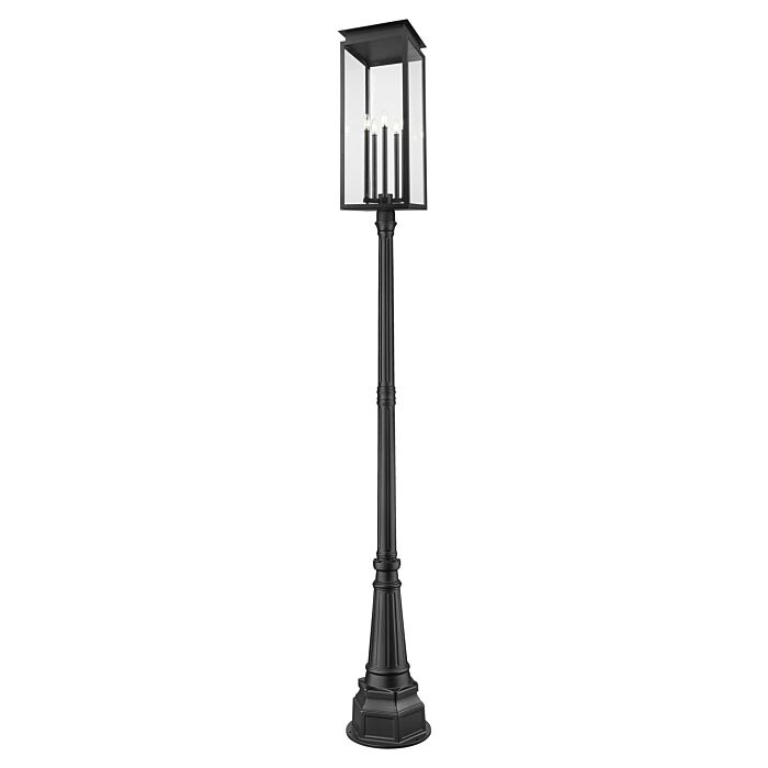 Five Light Outdoor Post Mount