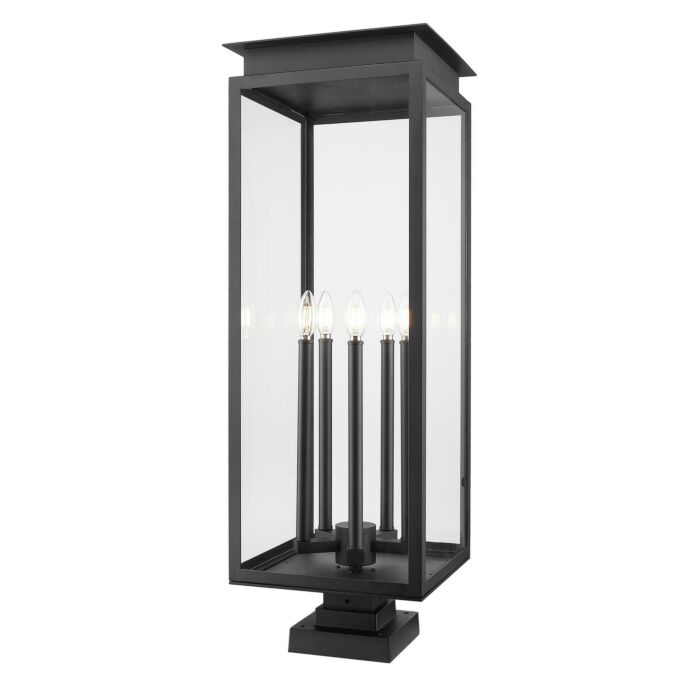 Five Light Outdoor Pier Mount