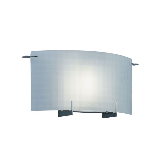 Moderne 1-Light Wall Sconce in Chrome