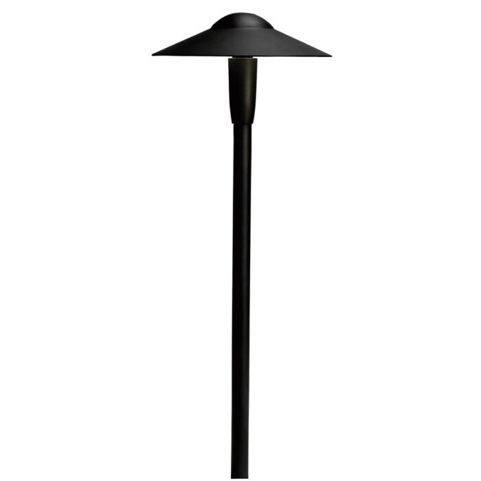 Kichler Landscape 22 Inch 8 Light 3000K LED Dome Path in Textured Black