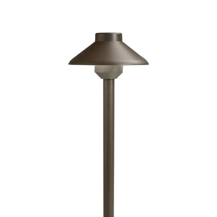 Kichler Landscape Llena 3000K LED Path in Textured Architectural Bronze