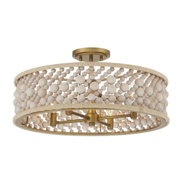 Four Light Semi Flush Mount