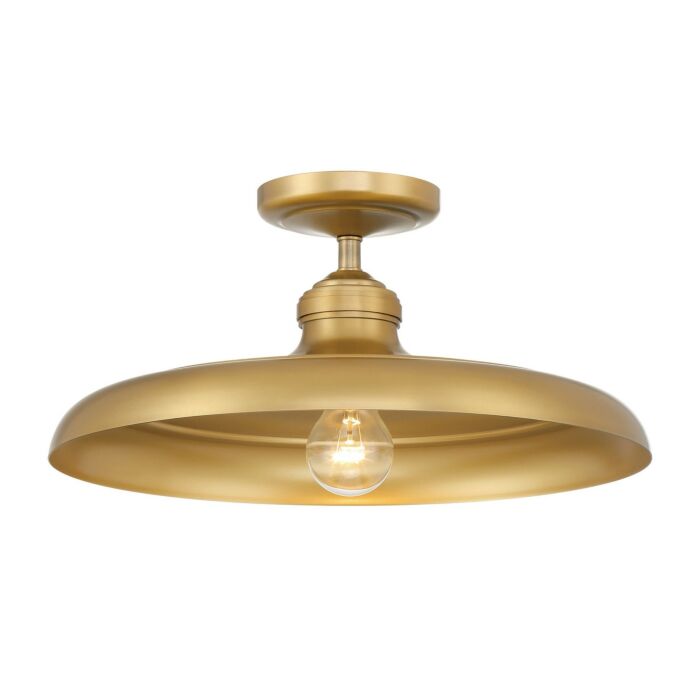One Light Semi Flush Mount