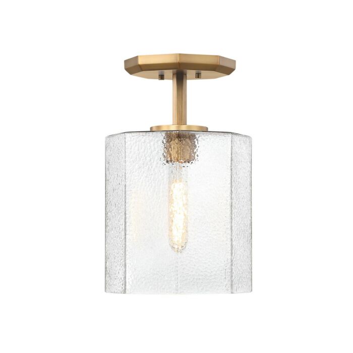 One Light Semi Flush Mount