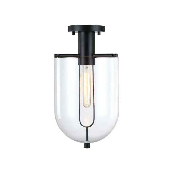 One Light Semi Flush Mount