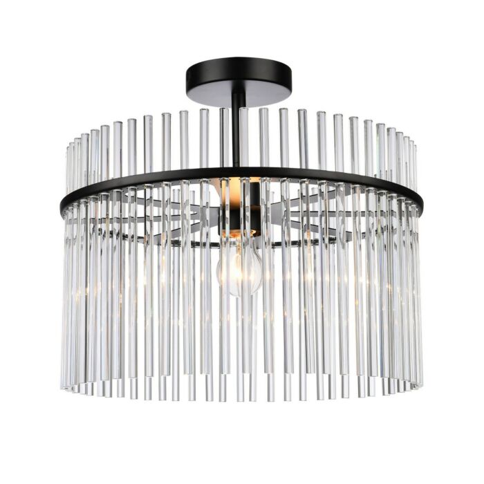 One Light Semi Flush Mount
