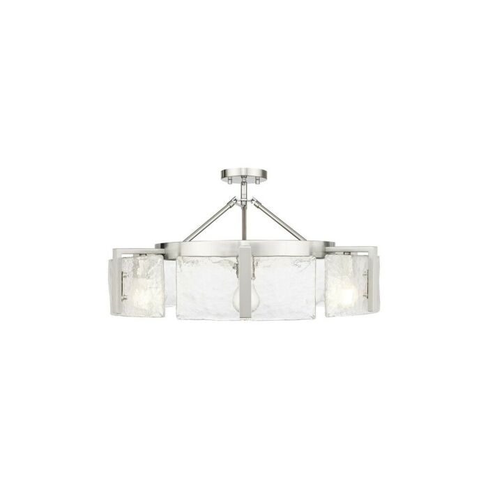 Six Light Semi-Flush Mount