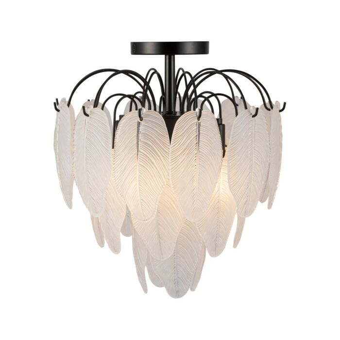 Four Light Semi Flush Mount