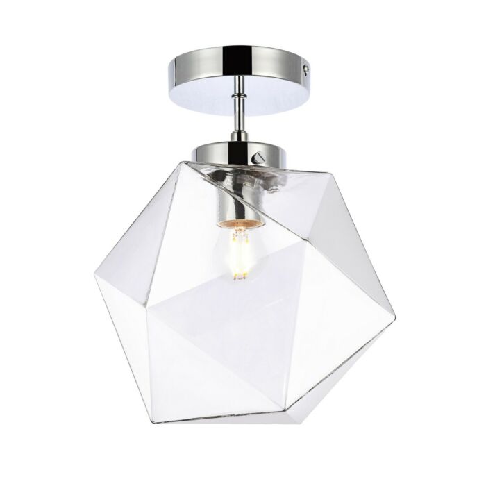 One Light Flush Mount