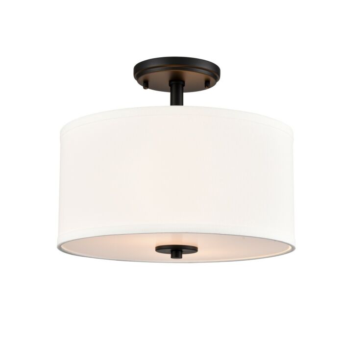 Two Light Semi-Flush Mount