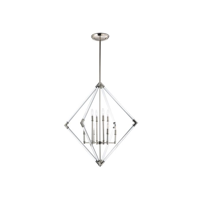 Maxim Lucent Multi Light Pendant in Polished Nickel