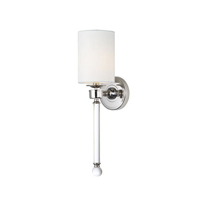 Maxim Lucent 1 Light Wall Sconce in Polished Nickel