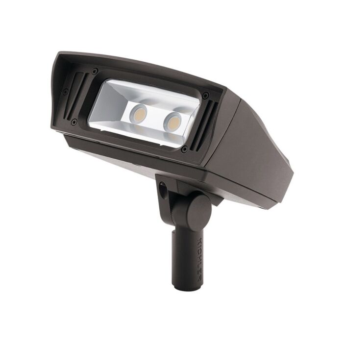 Kichler Landscape LED 6 Inch 4200lm 4200K Flood in Architectural Bronze