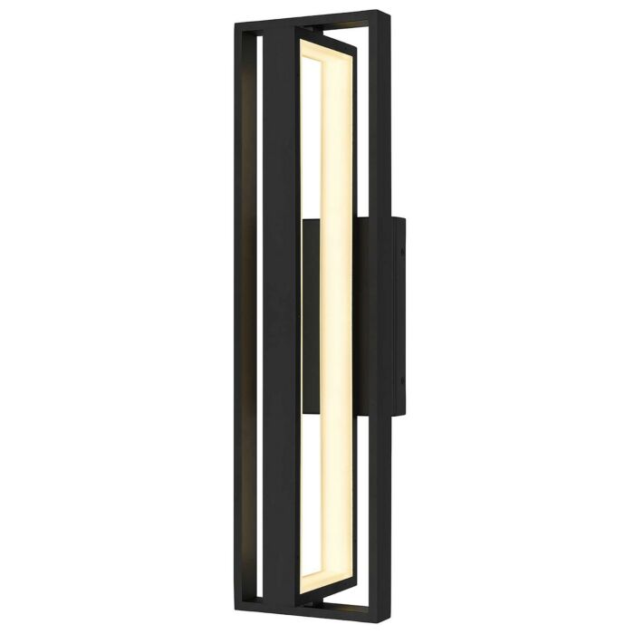 IN & OUT LED Wall Sconce in Sand Black