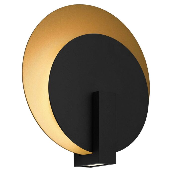 Eclipse LED Wall Sconce in Sand Black