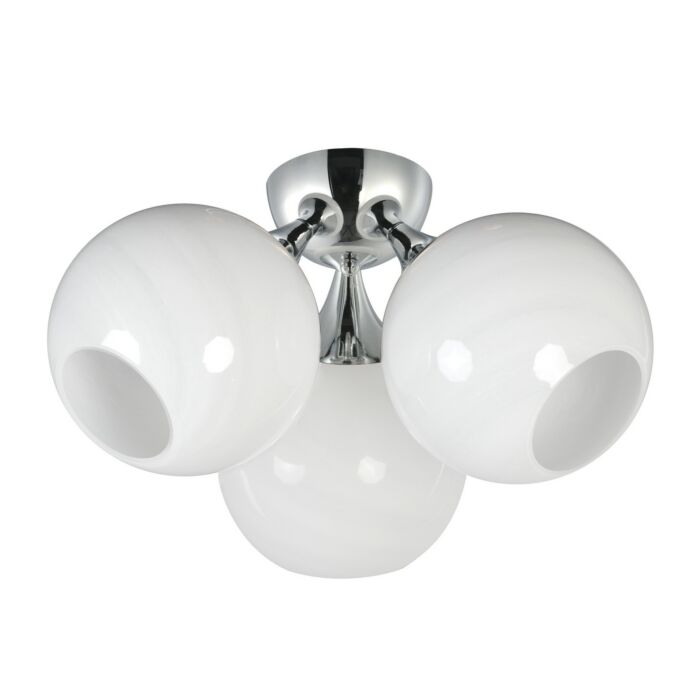 Three Light Semi Flush Mount