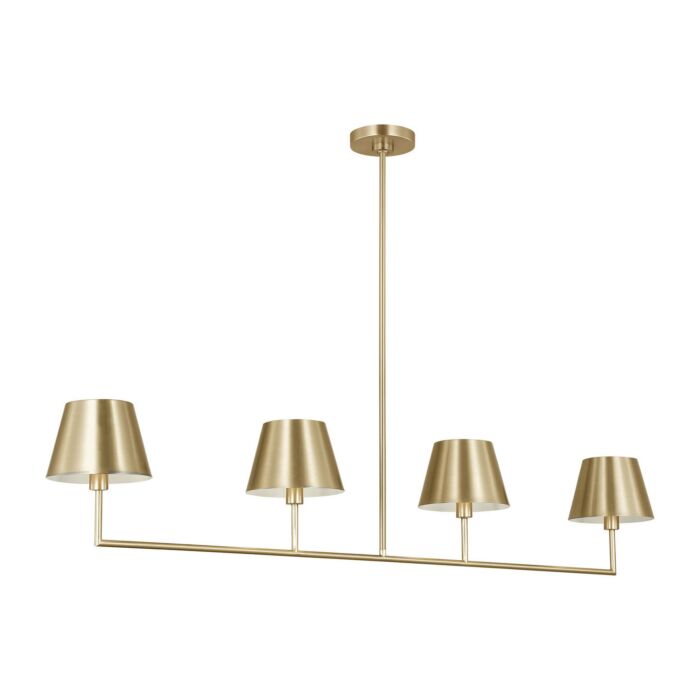 Four Light Linear Chandelier
