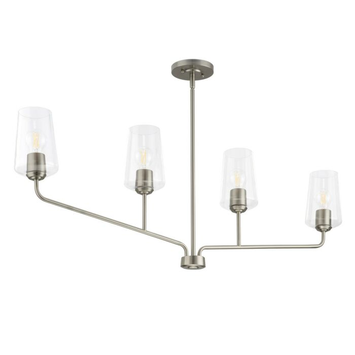 Four Light Linear Chandelier