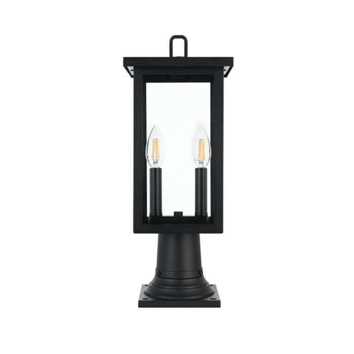 Two Light Outdoor Post Mount