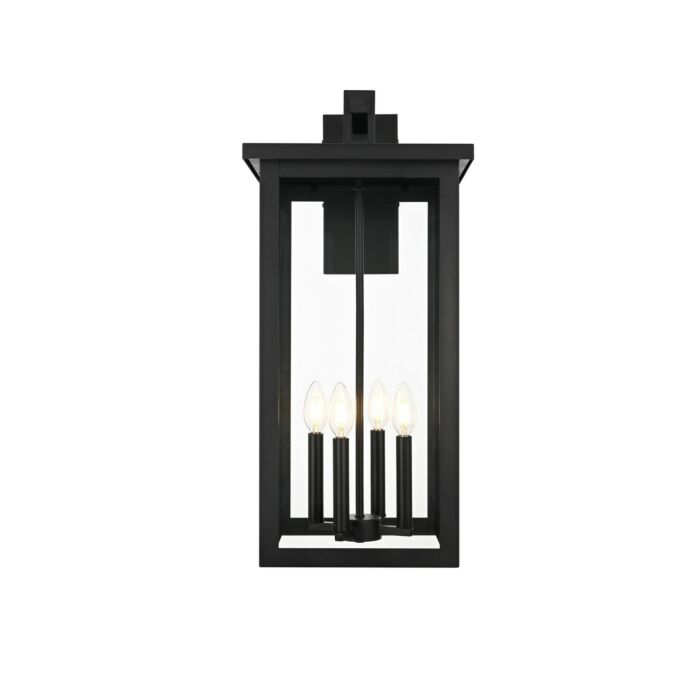 Four Light Outdoor Wall Sconce