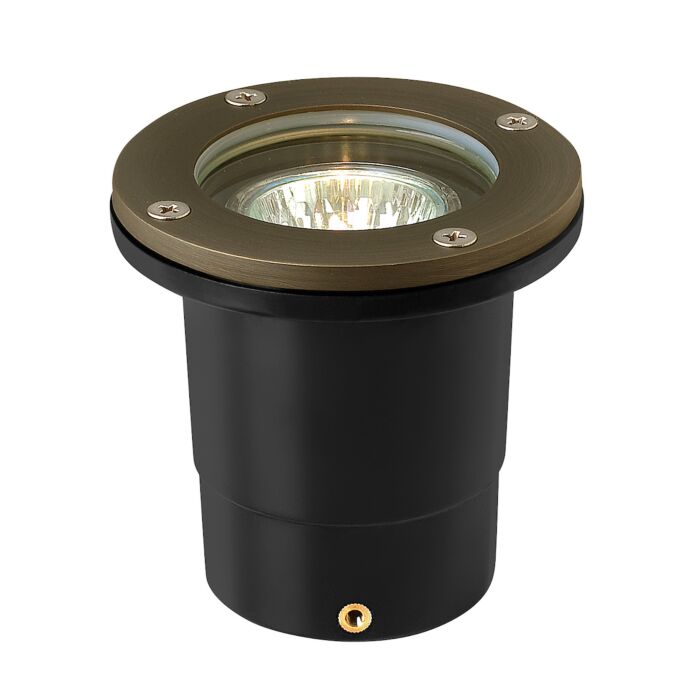 Hinkley Hardy Island 1 Light Outdoor Landscape Well in Matte Bronze